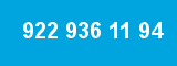 922 936 11 94 922 936 11 94